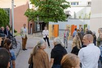 I.E. Botschafterin Salome Meyer er&ouml;ffnet die Ausstellung